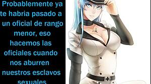 esdeath commands your cock to explode in her intense joi masturbation session
