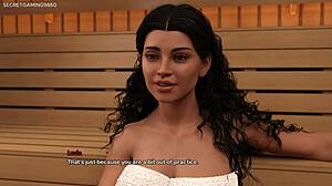 Curvy Bimbo's Lesbian Masturbation Ignites Passion in 3D Hentai Game Series Part 16