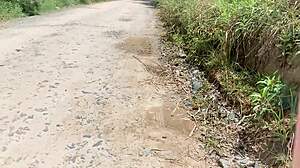 i couldn't stop even with passersby honking while pounding her big tits milf ass outdoors pov