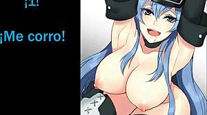 esdeath commands your cock to explode in her intense joi masturbation session