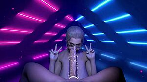 GIANT ESmeralda's PARTY BOOBJOB Makes Huge Tits Explode With Cum!