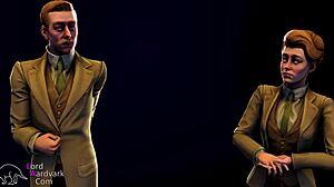 Hot Slut Gives Quick Assfuck To Shop Owner In Bioshock Animation