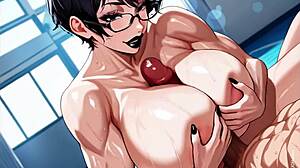 Fitness Babe's Massive Boobs Get Titty Fucked Hard