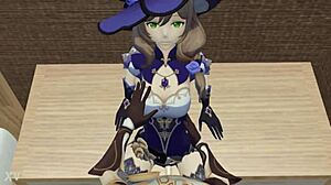 ughh, lisa from genshin impact's 3d pussy pounding is too fuckin hot!!