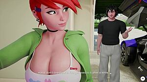 Milf sneaks titty fucks in mansion gameplay shadows