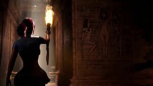 oh god lara croft anal cave challeng... hentai 3d game got me messd up