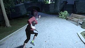 Stepdaughter fingers pussy watching stepmom stepdad hardcore creampie action!