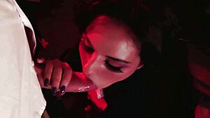 Brunette in costume, suck Clark Kent's cock like a horny superhero slut?