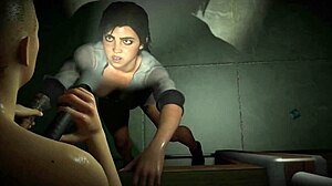 ellie can't stop riding that cock all night