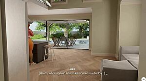 Milf sneaks titty fucks in mansion gameplay shadows