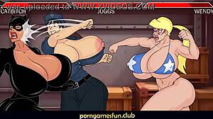 Officer Juggs' Massive Melons Bounce Wild in Hooters Police Fuck Fest!