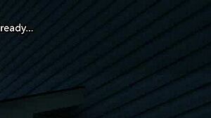 Stepsister spies stepbro jerking to innocent neighbor girl