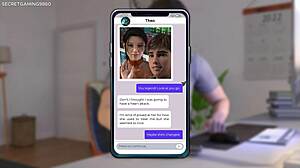 my bimbo dream part 15 has this sexy busty blonde nude masturbating publicly with toy