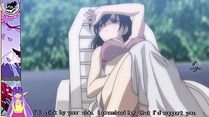 School Days Hentai: Brunette in Bikini with Massive Asian Tits