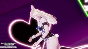 mmd hellovenus stickysticky ahri dances sexy in league of legends kpop style uncensored