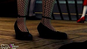 Hot Slut Gives Quick Assfuck To Shop Owner In Bioshock Animation