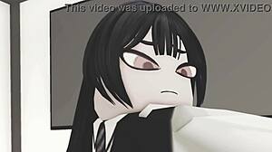 Roblox Rule34 Mob Assassin Relaxes with White Guy's Big Cock Deepthroat and Titty Fuck After Hits