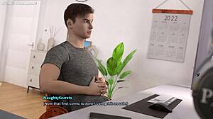 Curvy Bimbo's Lesbian Masturbation Ignites Passion in 3D Hentai Game Series Part 16