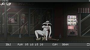 hunters capture ghost girl for giant robot anal creampie gangbang in hentai game adventure