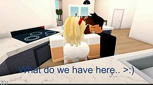 Roblox Nasty Boy Destroys Girl's Pussy And Throat Hard