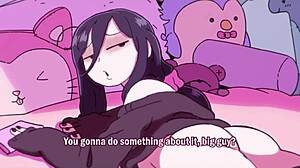 Isn't This Pillow Princess Goth Girlfriend's Big Tits Fuck Animation Too Tempting?