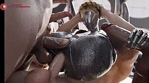 check out these big ass nier automata and fortnite babes shaking tits in blender 3d comp??