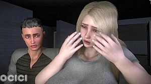 Curvy blonde milf bends over for doggystyle office pounding from behind