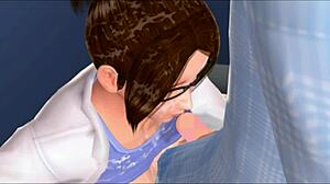 Sexy Doctor Reika Fucks Horny Patient Slut Route Illusion!