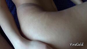 stepsister jessi gold sneaks rough fuck with stepbro in parents' bedroom quickie