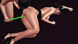 hot housewife lara kisses moans pussy play anal vibrator fingering squirt