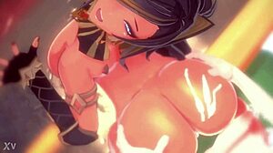 wanna see those big tits and ass bounce in hentai action?