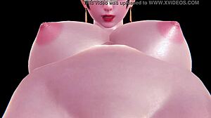 check out this 3d animation featuring massive jiggling breasts