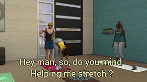 Hey, spending a whole day banging that fit young 18+ masseuse with huge tits and monster cock