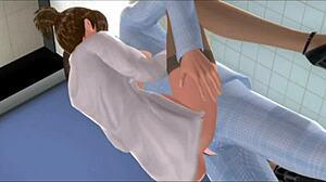 Sexy Doctor Reika Fucks Horny Patient Slut Route Illusion!