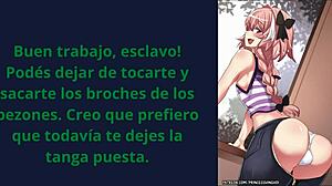 hey mona, turn me into your total slave with that femdom joi hentai control