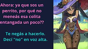 hey mona, turn me into your total slave with that femdom joi hentai control