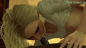 i crave grace ashcroft's wild resident evil threesome hentai animation so bad