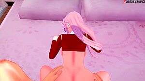 zero two takes hard pounding from darling in the franxx big tits bouncing in fantasy hentai