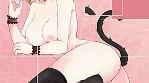 Hentai fantasy girls puzzle game hides steamy anime adventures inside every level