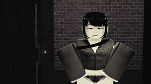 roblox rule34 og gets deepthroated tittyfucked and ridden cowgirl by big tits femdom