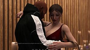 i sent my busty wife to bbc landlord for overdue rent payment office game