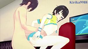 Houshou Marine And Oozora Subaru Go Wild! Intense Creampie Sex In Sexy Sailor Outfits!