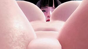 check out this 3d animation featuring massive jiggling breasts