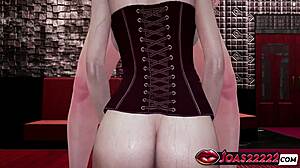 hot wet blonde licks big cock pov handjob cumshot