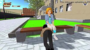 ronda shares her milk in femdom university game