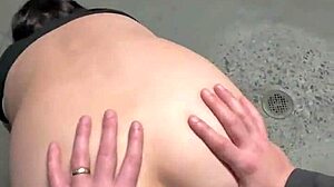 hey slut wife why sneak into that gas station toilet just to take a hard pounding from behind?