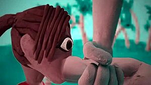 claymation hentai pov blowjob devours throbbing cock relentlessly in intense deepthroat action