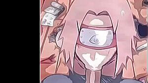 naruto gets hentai blowjob from sakura haruno in this steamy part