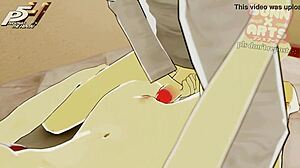 joker secretly bangs sumire yoshizawa in persona 5 hentai twist