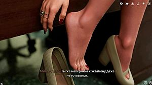 Freshwomen Episode 12 Horny Professor Craves Huge Cock Anal Russian Voice